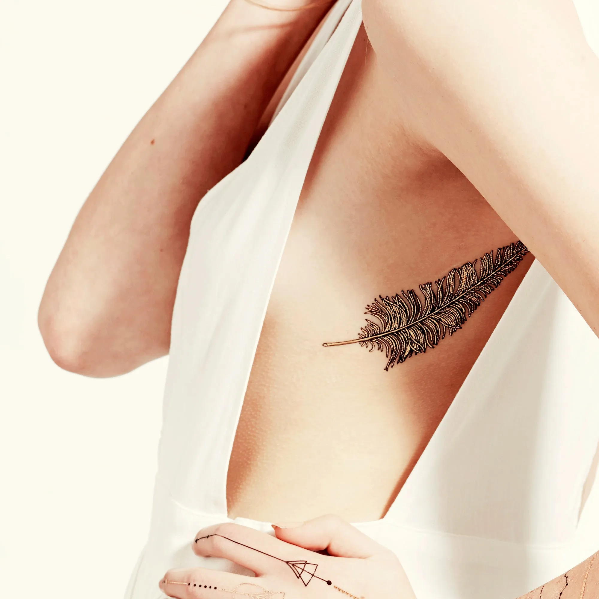 Feathers (Simoneone) Temporary Tattoo