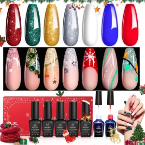 Festival Carnival | 5 Colors Gel Polish With 2 Gel Liner Perfect Christmas Gift