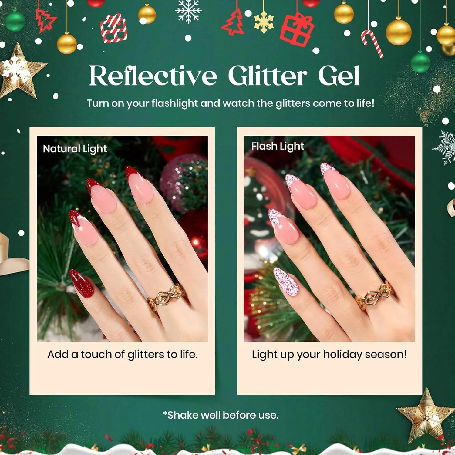 Festival Carnival | 5 Colors Gel Polish With 2 Gel Liner Perfect Christmas Gift