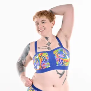 Flexi-Size Bra - Retro Rainbows
