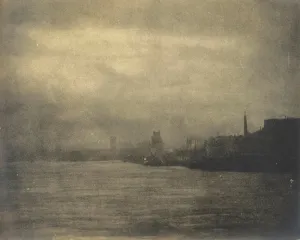 Foggy River Scene