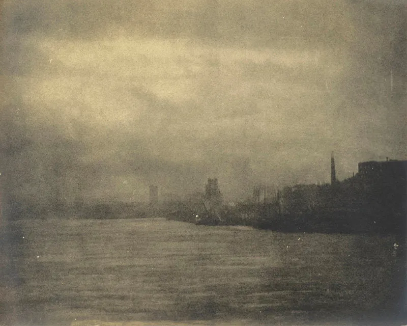 Foggy River Scene