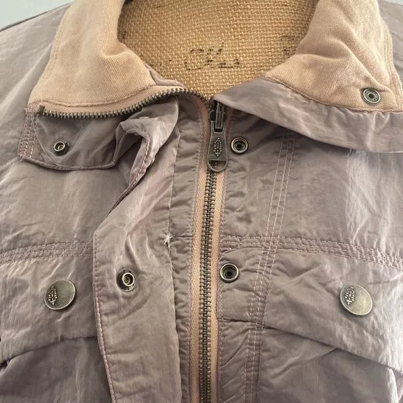 Free People Movement Opal Jacket Lilac Purple Windbreaker Bomber Small