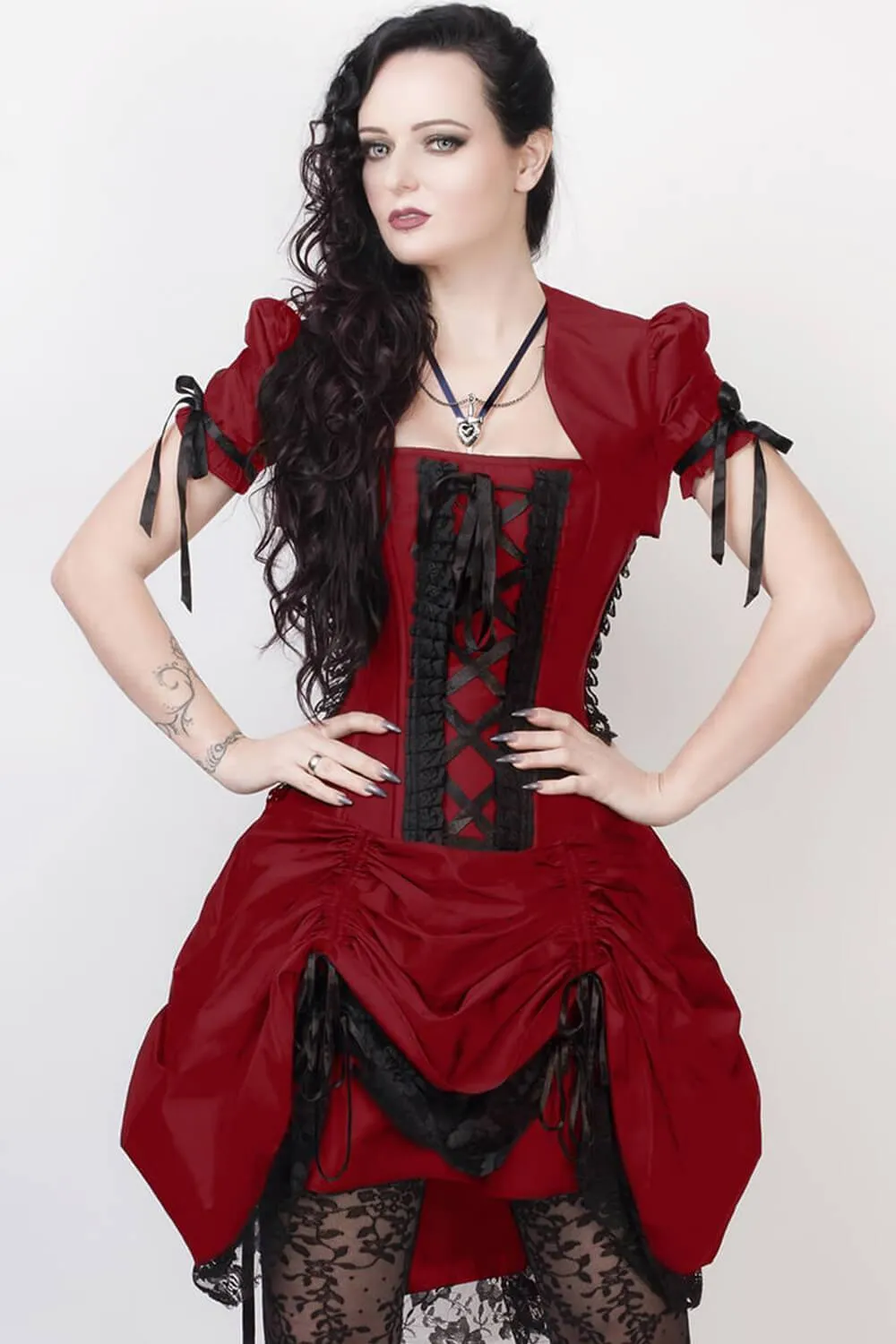 Fyodor Victorian Inspired Corset Dress with Bolero