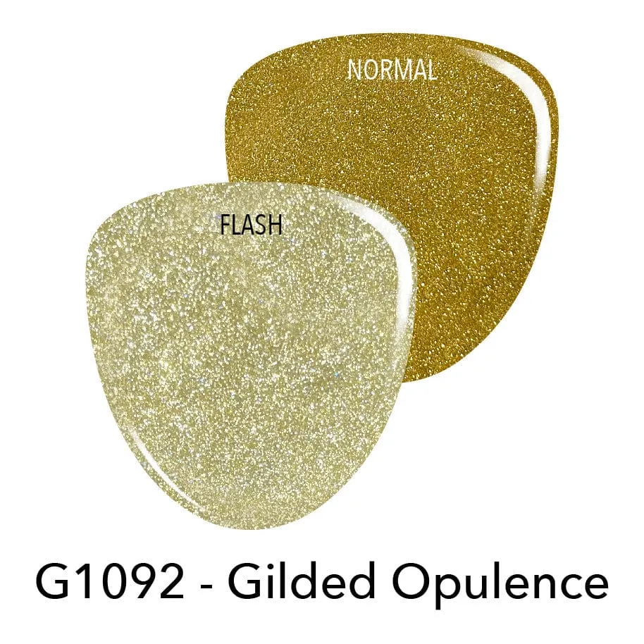 G1092 Gilded Opulence Gold Glitter Gel Polish