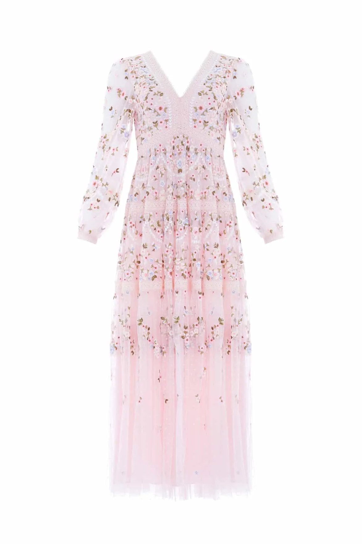 Garland Ribbon Ankle Gown