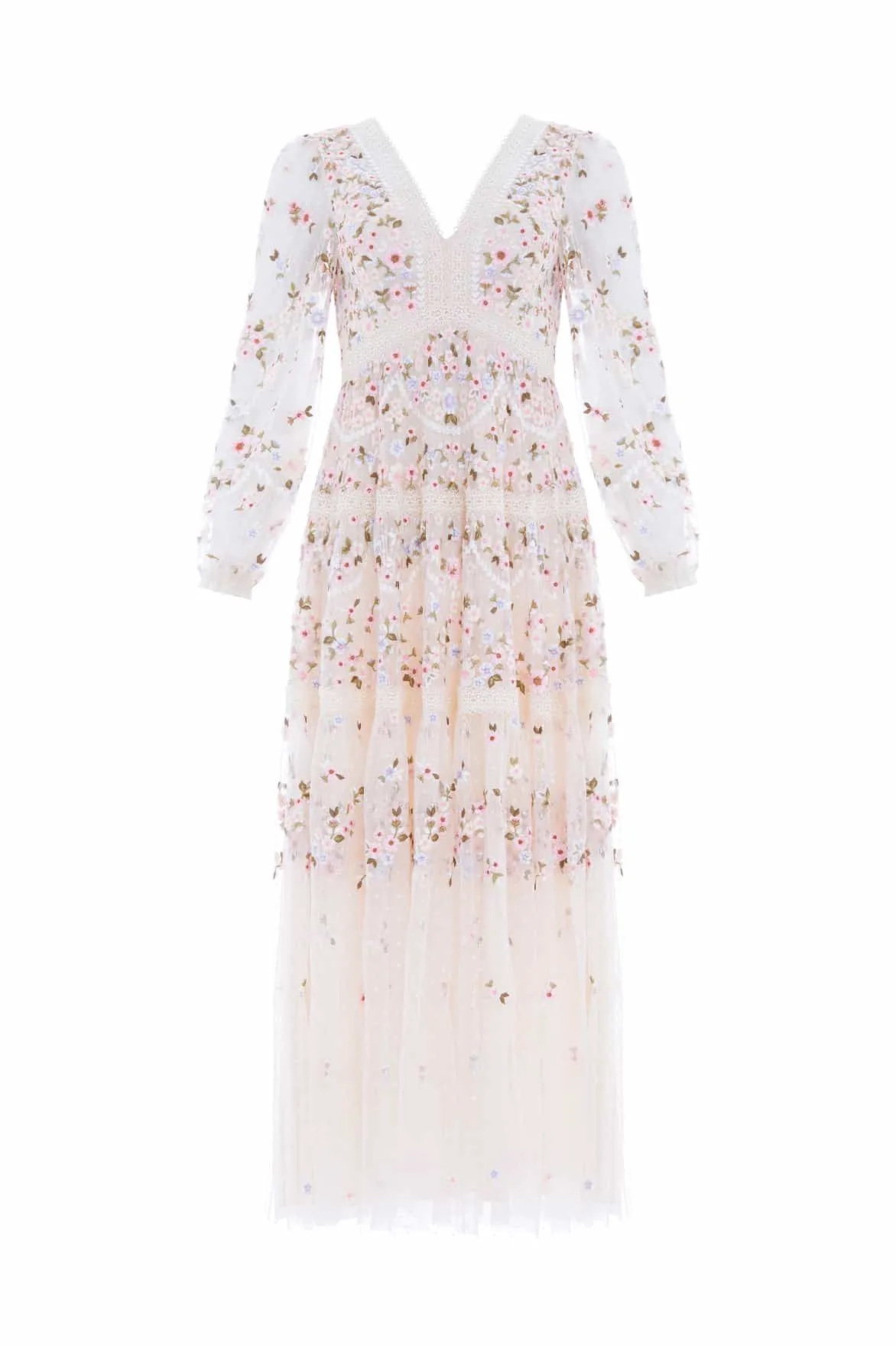 Garland Ribbon Ankle Gown