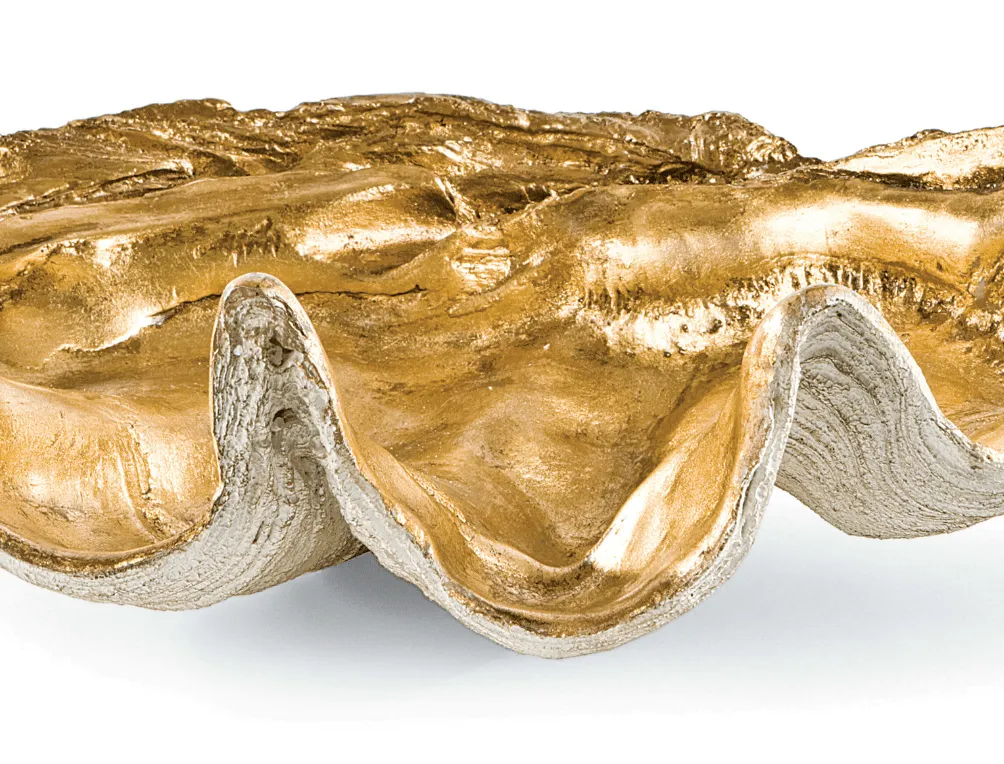 Golden Clam Bowl 20"w - Large