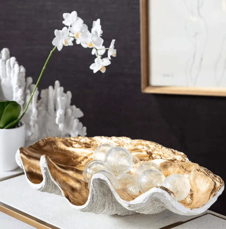 Golden Clam Bowl 20"w - Large