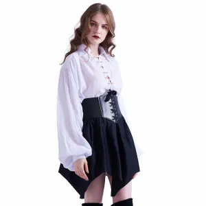 Gothic Black Corset Skirt