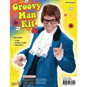 Groovy Man of Mystery Costume Accessory Kit