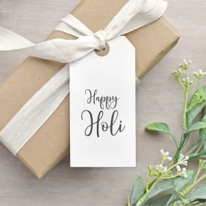 Happy Holi Rubber Stamp
