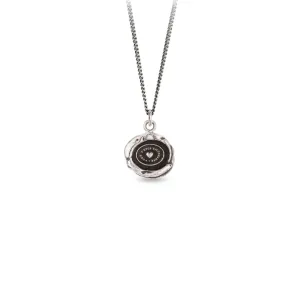 Heart Print Talisman Necklace