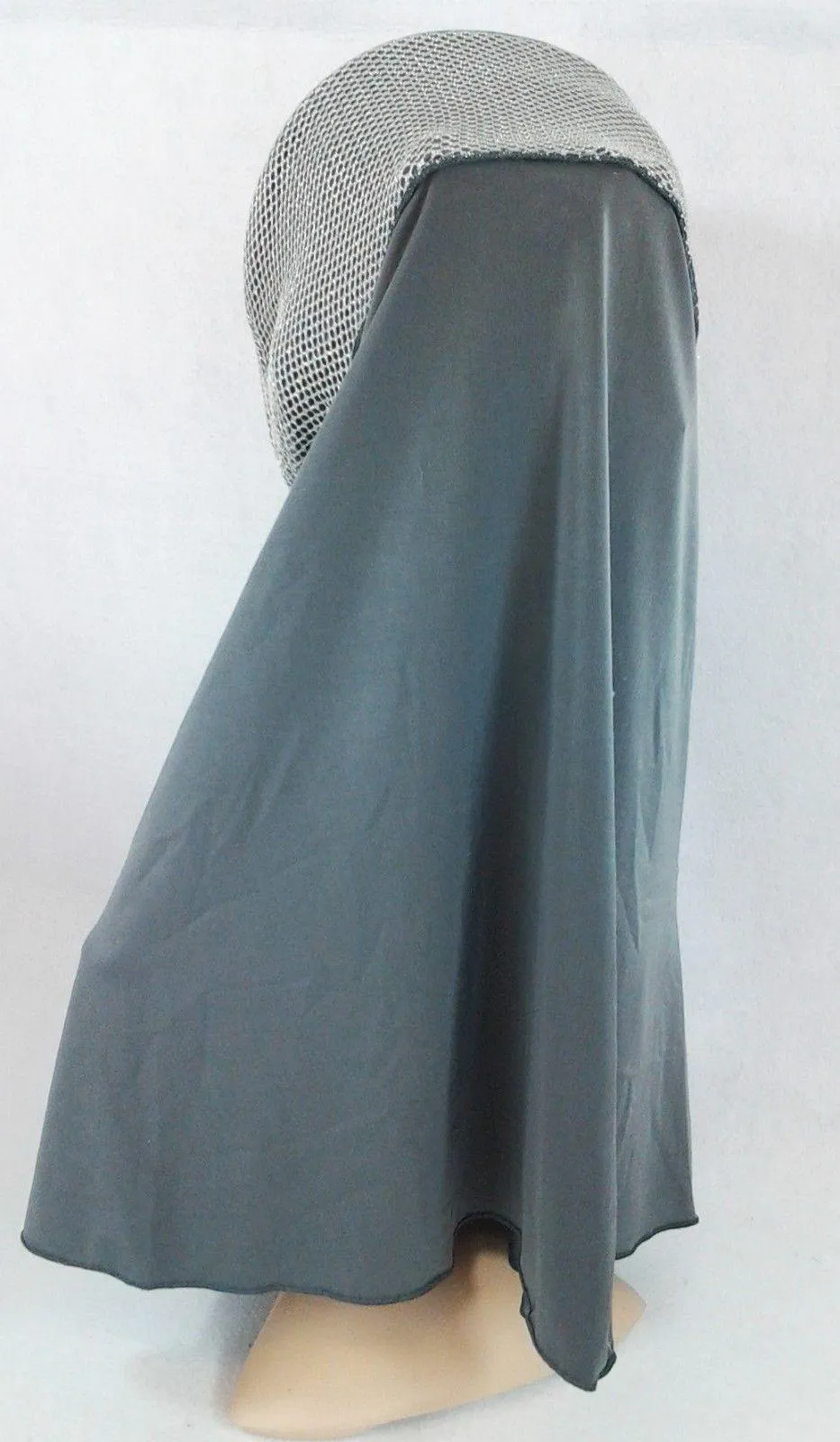 High Quality Viscose Lycra Lace Muslim Hijab Islamic Scarf Shawls Slip-on