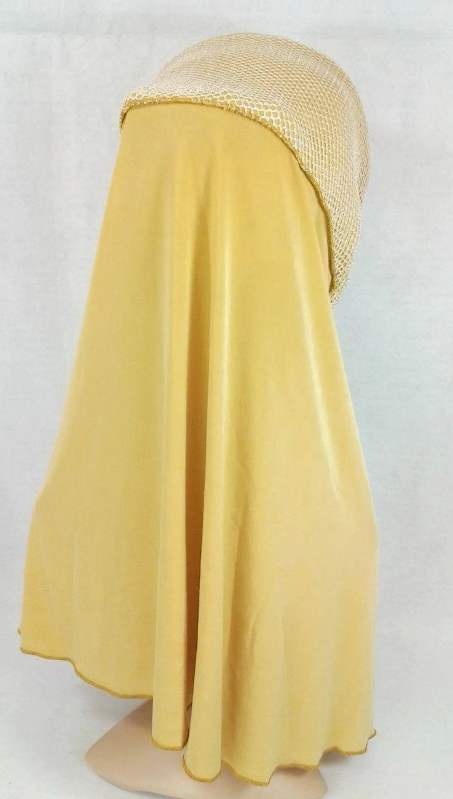 High Quality Viscose Lycra Lace Muslim Hijab Islamic Scarf Shawls Slip-on