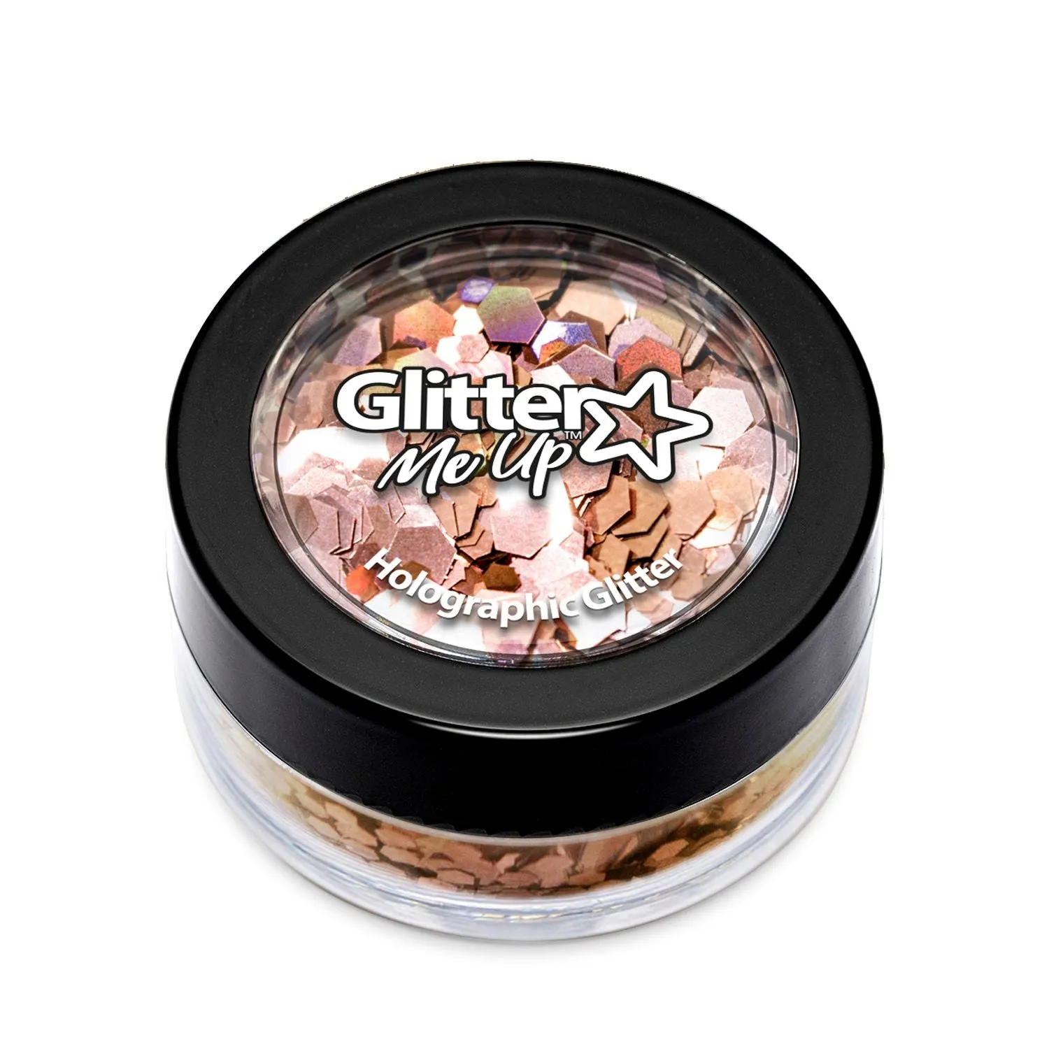 Holographic Chunky Glitter Blends -  Rose Gold