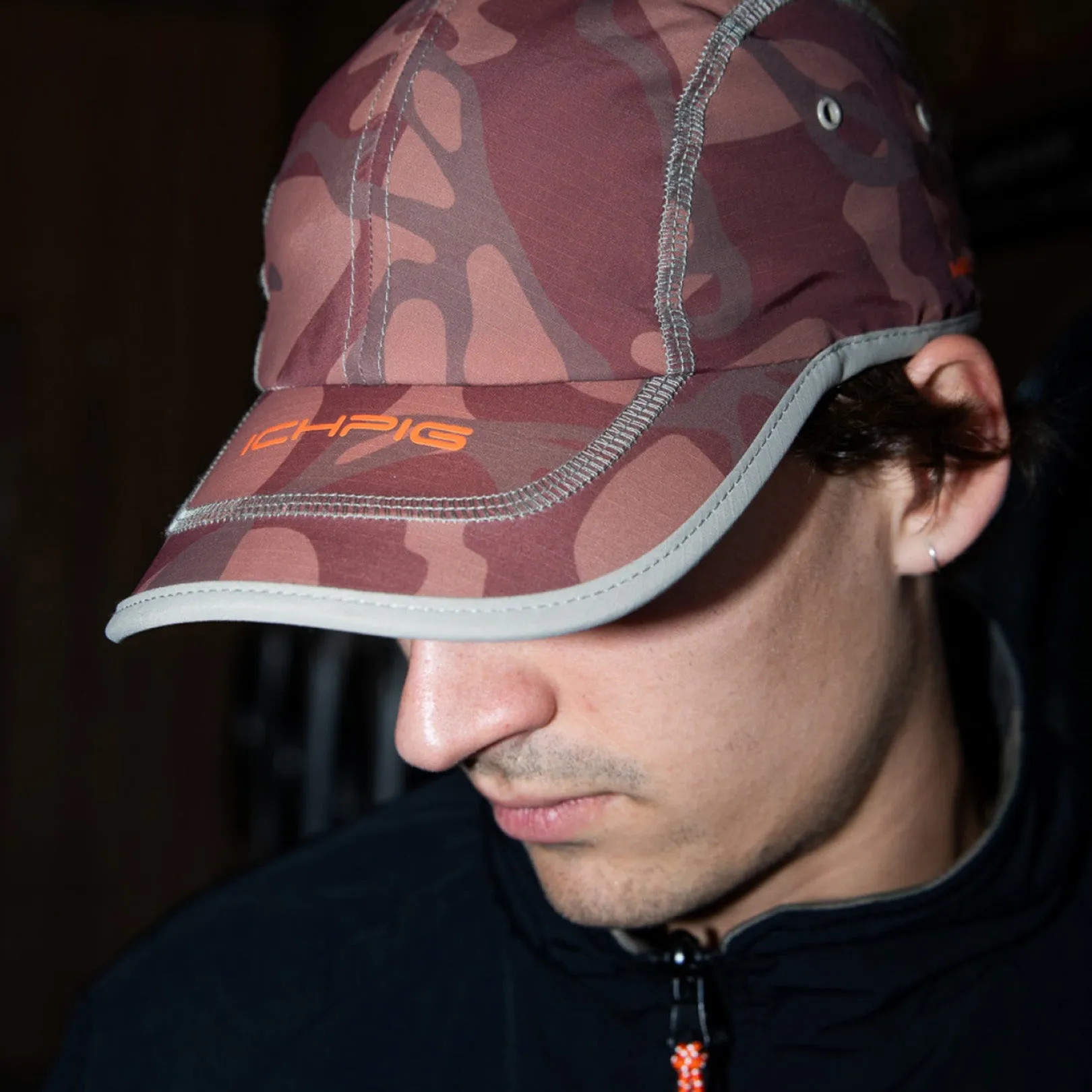 Ichpig Outline 4 Panel Cap Glyph Camo