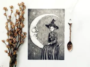 Illustrated Art Print | Moon Magic