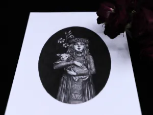 Illustrated Art Print | St. Agnes