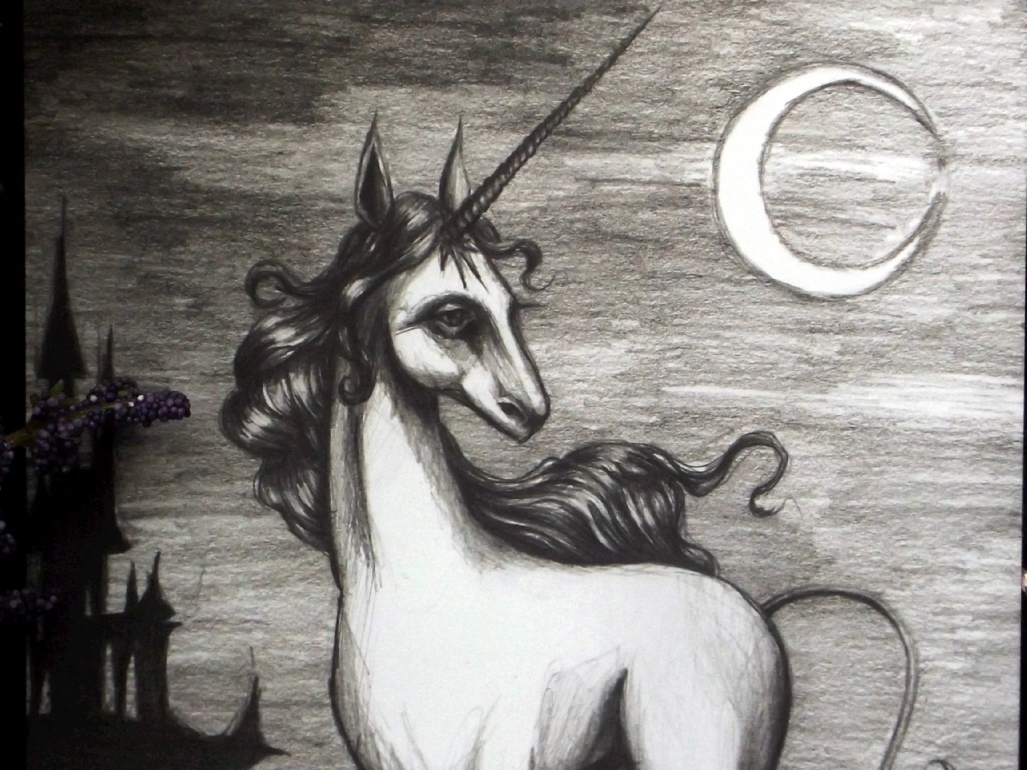 Illustrated Art Print | The Last Unicorn
