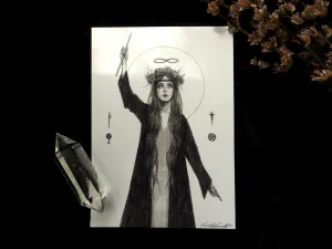 Illustrated Art Print | The Magician