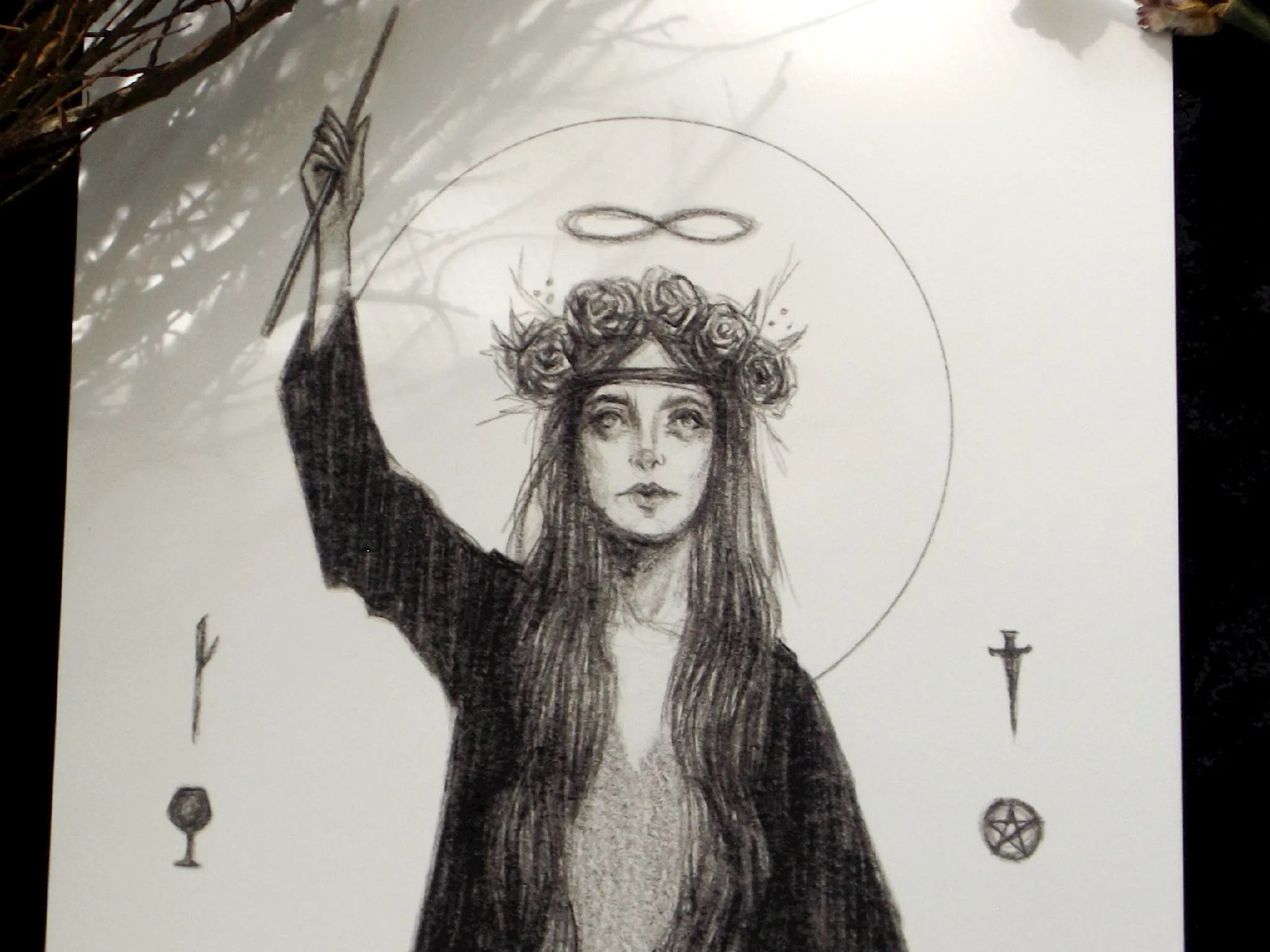 Illustrated Art Print | The Magician