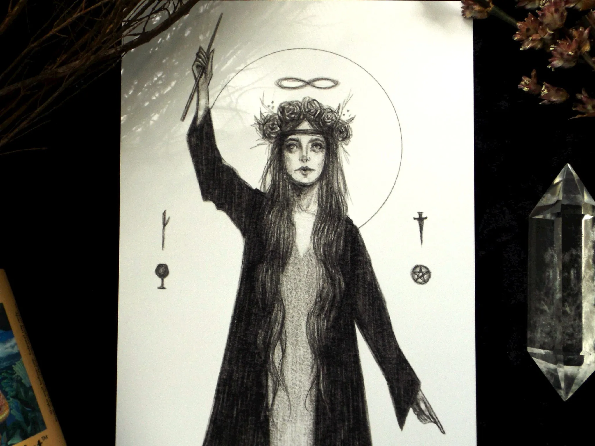 Illustrated Art Print | The Magician