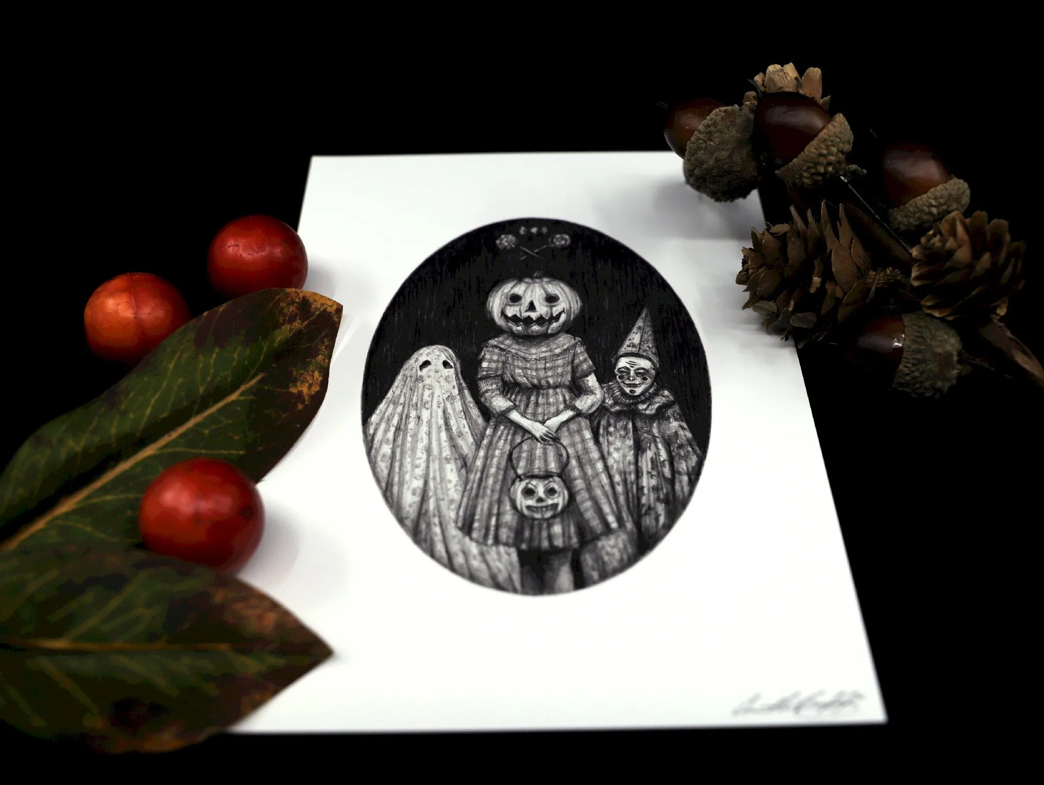 Illustrated Art Print | Trick or Treat