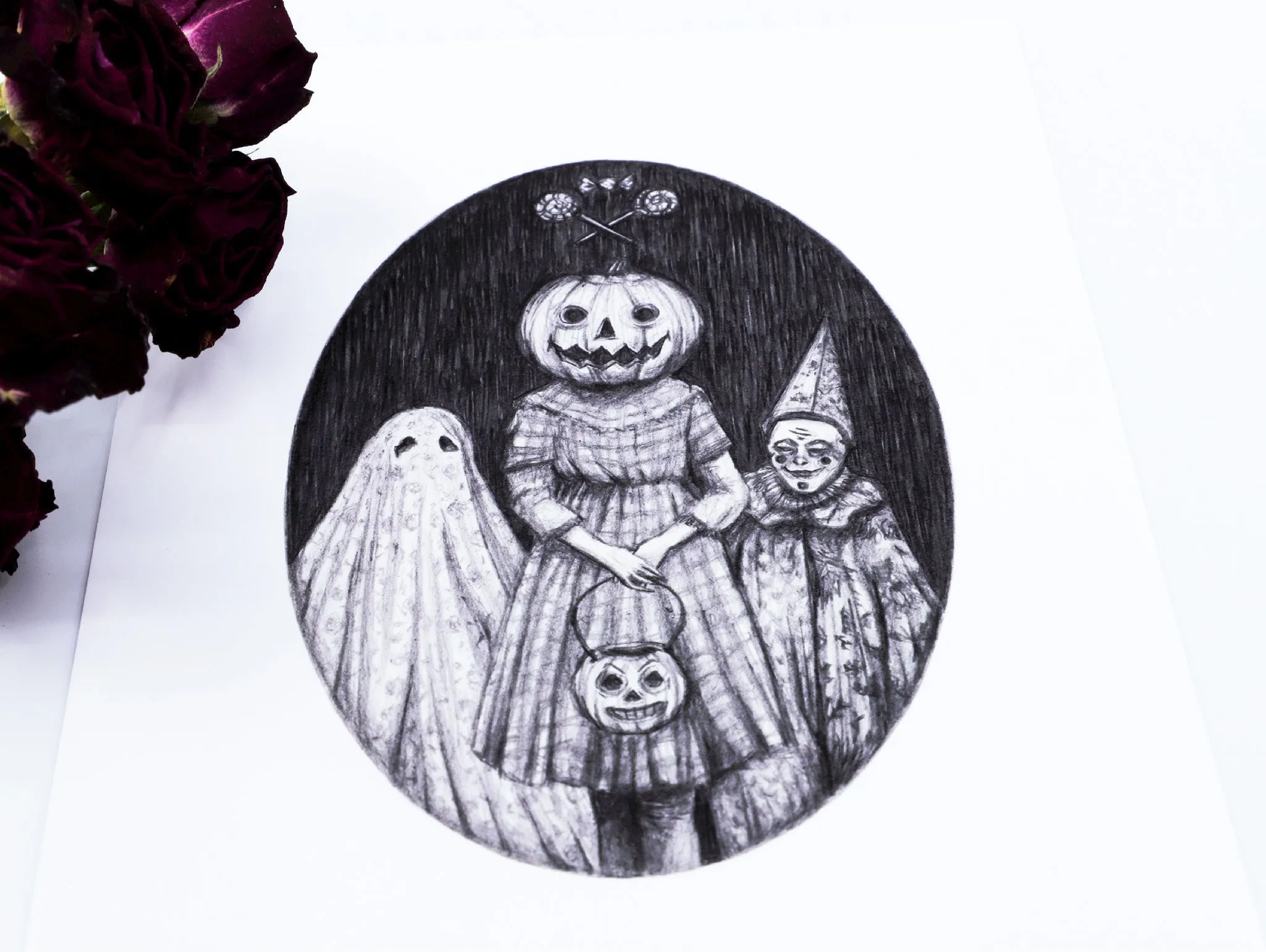 Illustrated Art Print | Trick or Treat