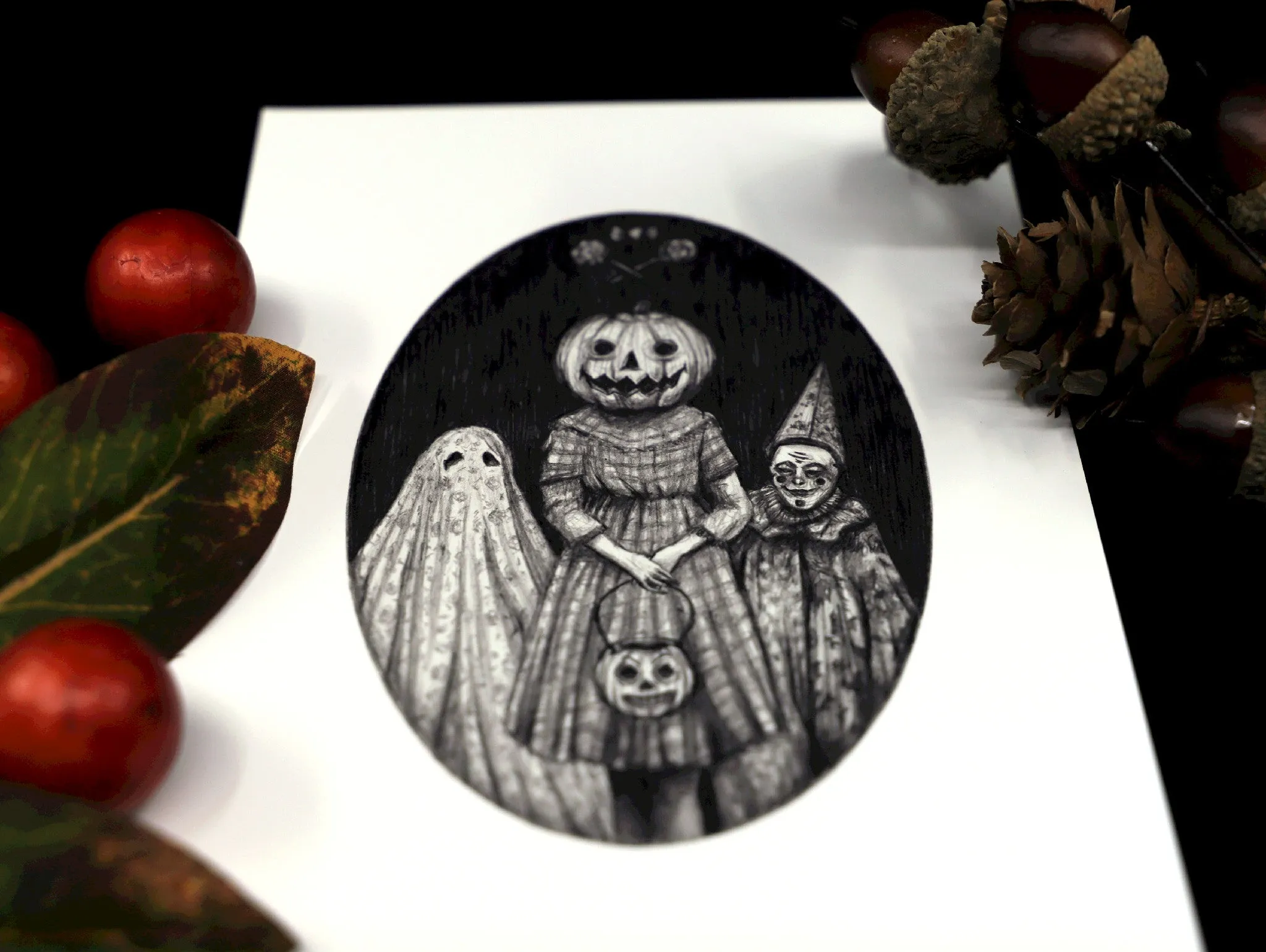 Illustrated Art Print | Trick or Treat