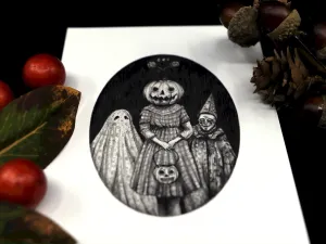 Illustrated Art Print | Trick or Treat