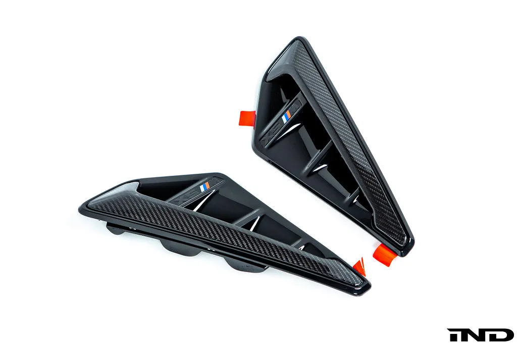 IND F95 Pre-LCI X5M  Carbon Side Grille Set
