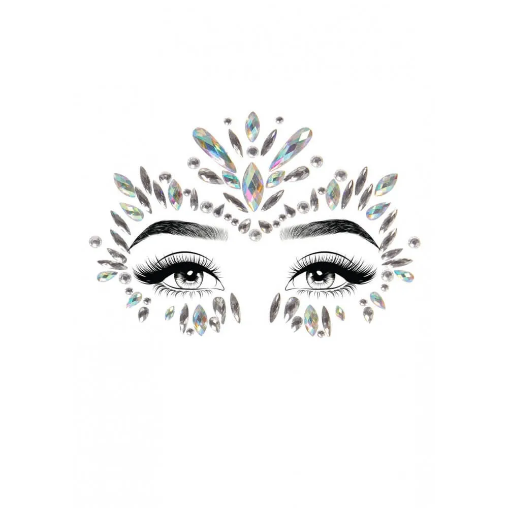 Iris Adhesive Face Jewels Sticker - Leg Avenue