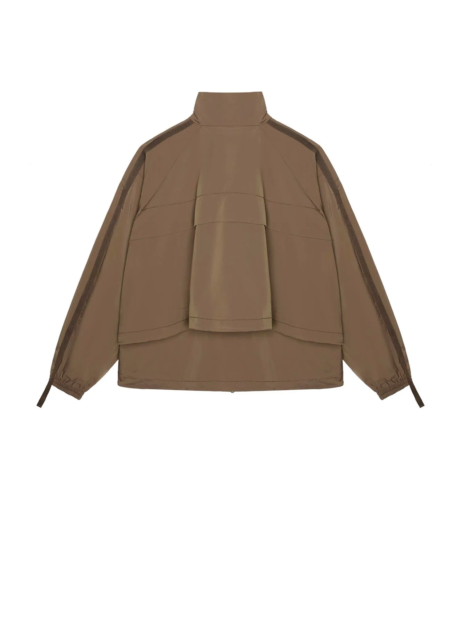 Jacket / JNBY Loose Fit A-Line Zip-Up Jacket