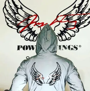 Jacket Reflective Collection Color Gray - Power Wings By Jullye Giliberti