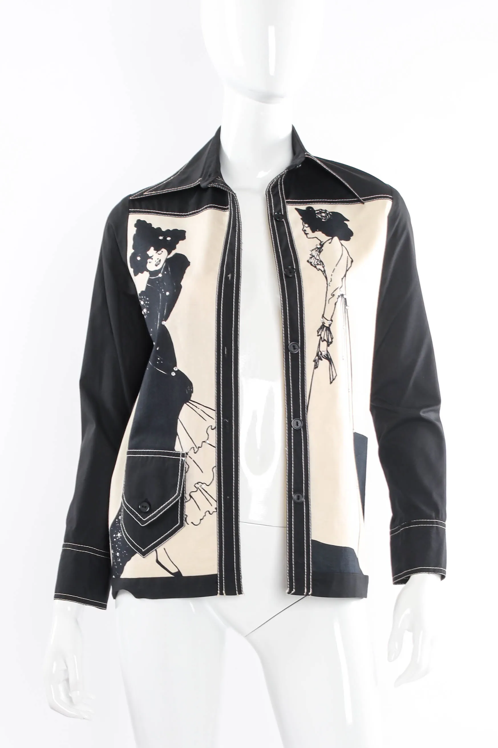 Jeweled Victorian Art Print Shirt