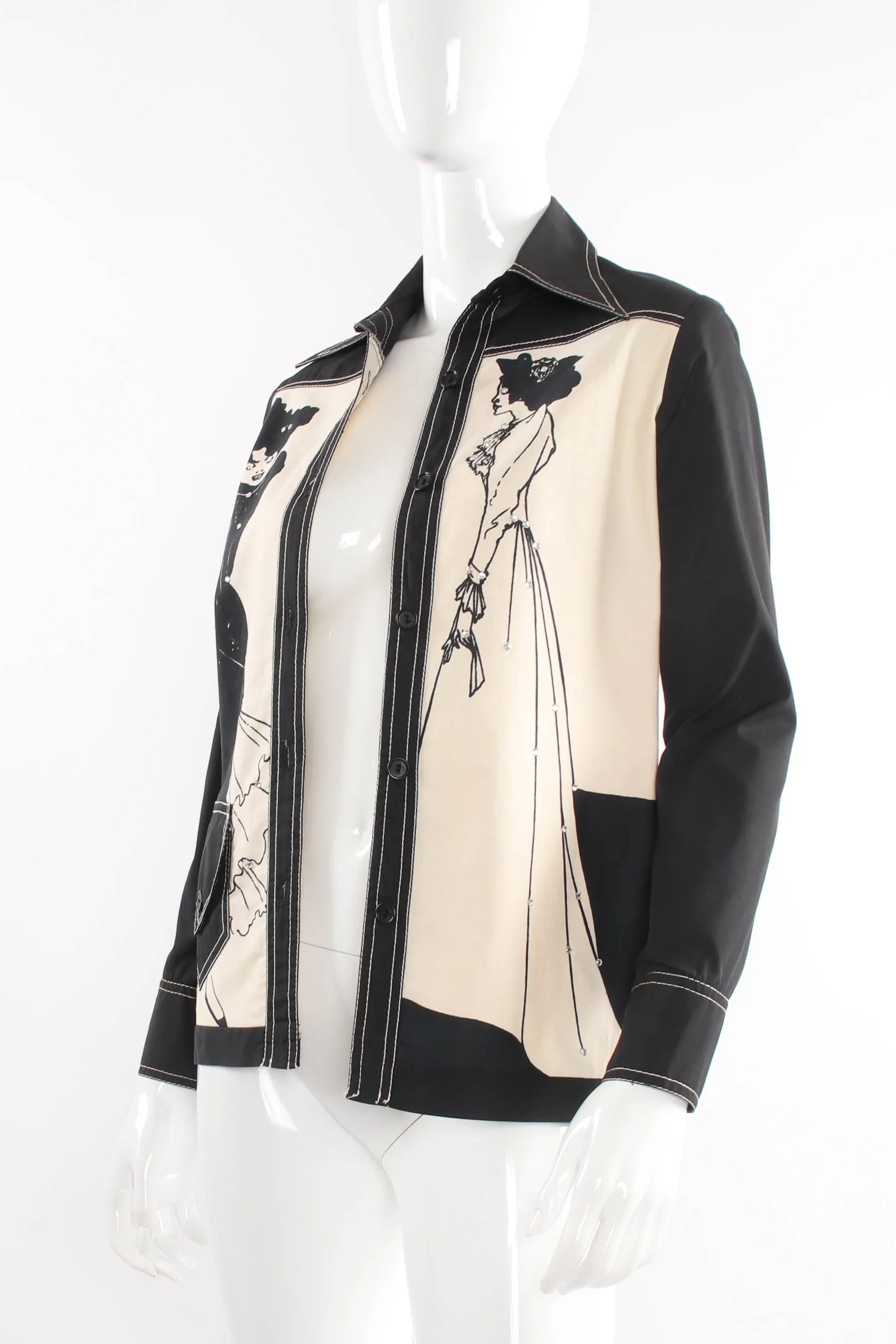 Jeweled Victorian Art Print Shirt