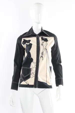 Jeweled Victorian Art Print Shirt
