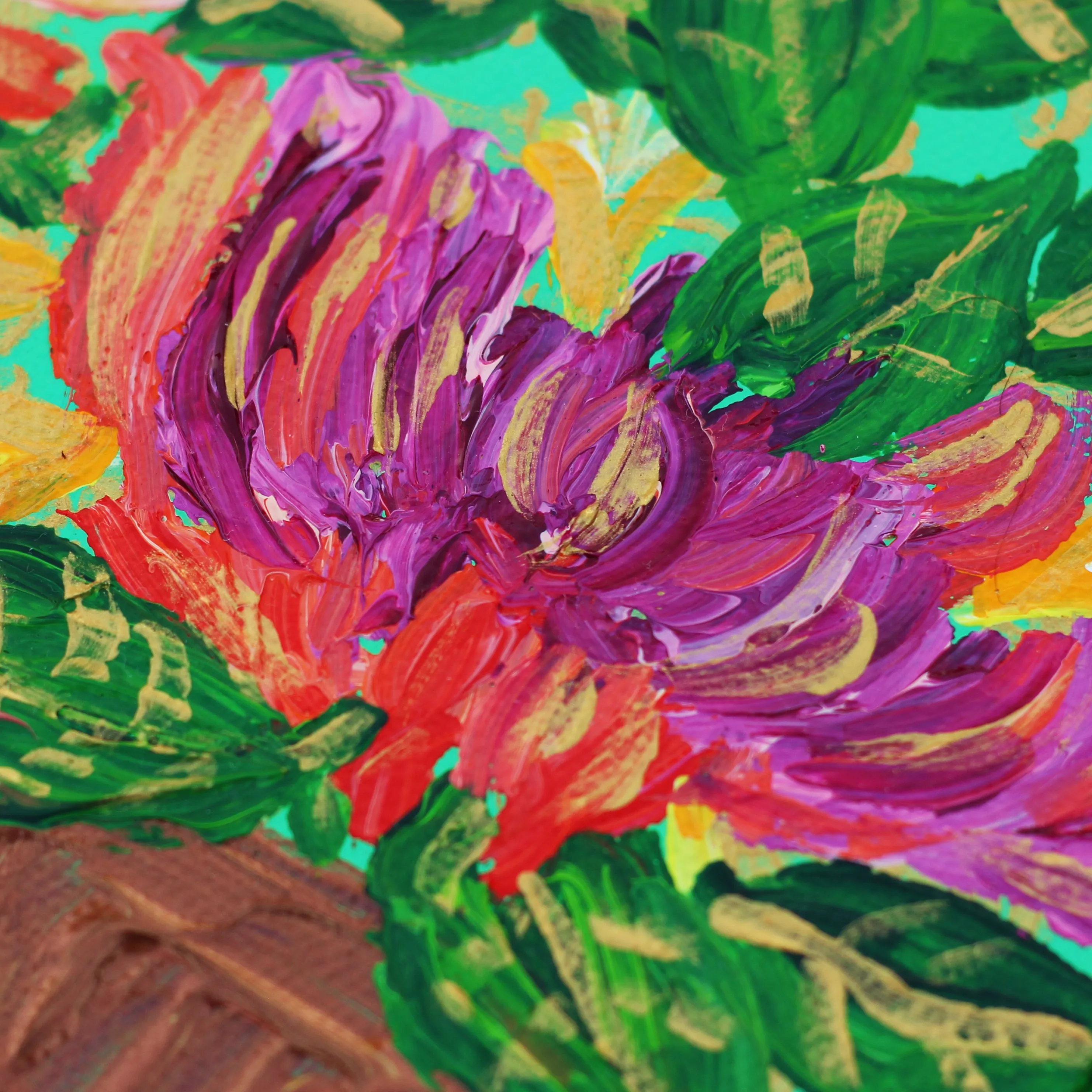 June Honeysuckle & Pearl Fine Art Print