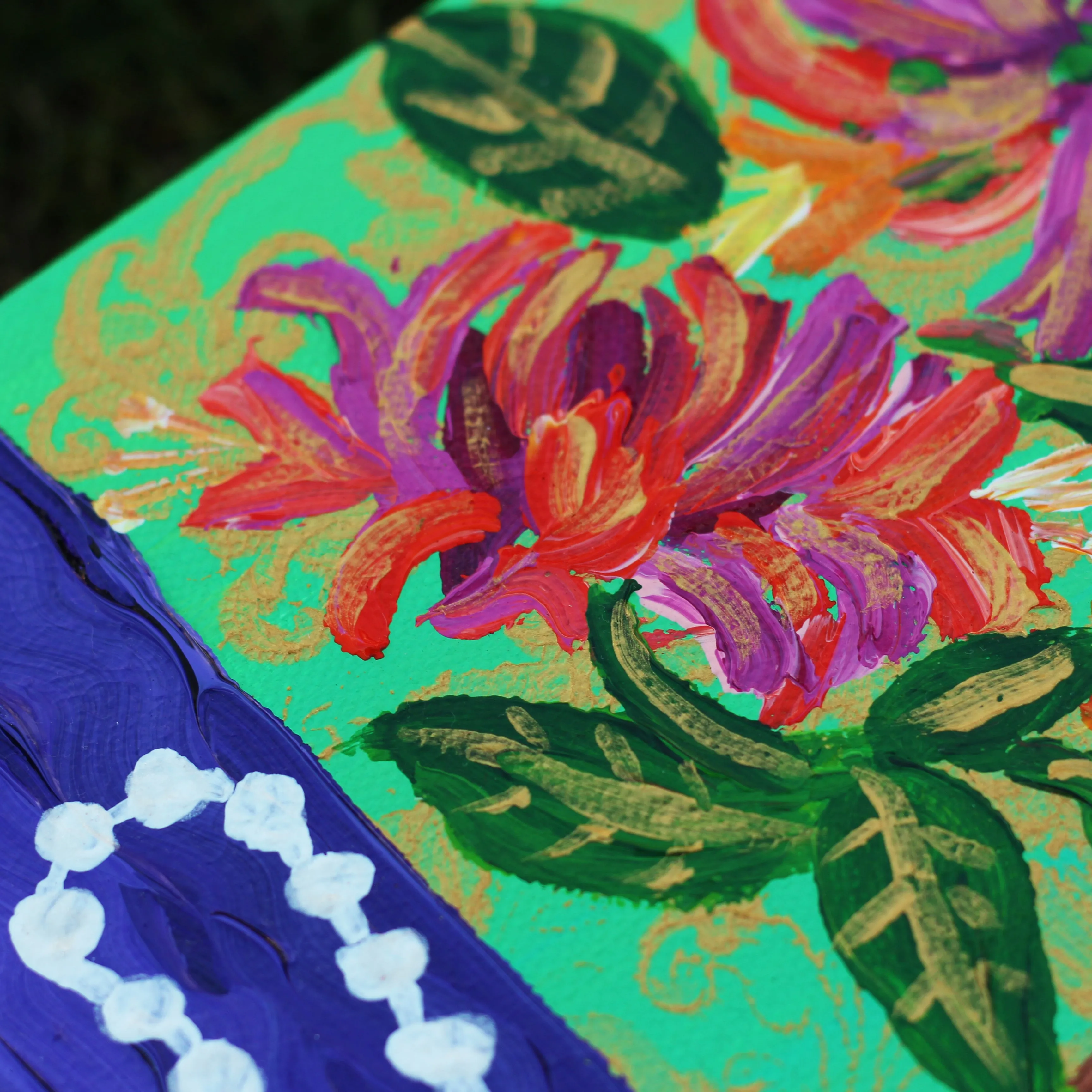 June Honeysuckle & Pearl Fine Art Print