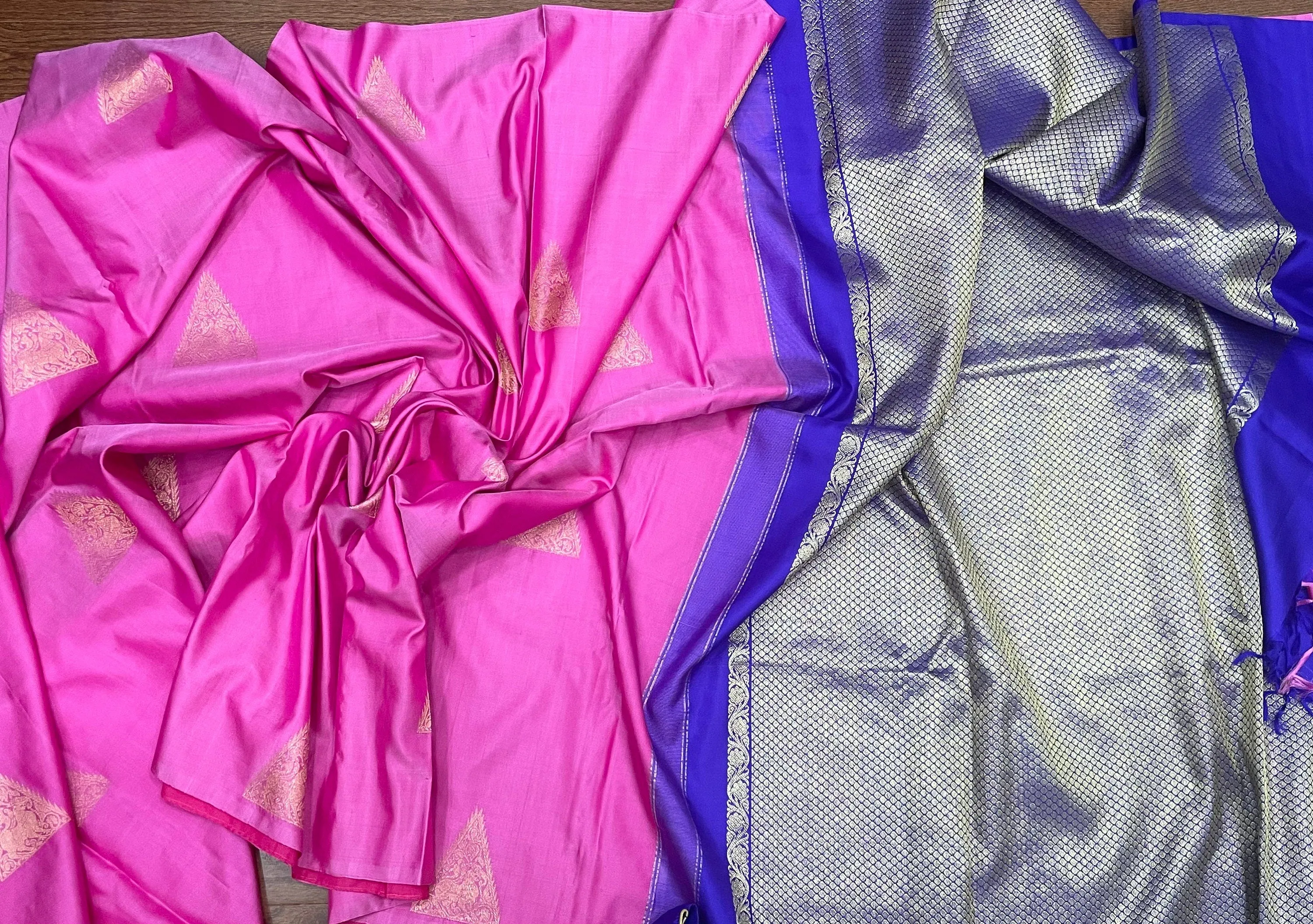 Kanchi pattu saree Handloom Saree Silk Saree blouse soft silk saree Indian ethnic wear wedding saree blouse Pink saree traditional saree