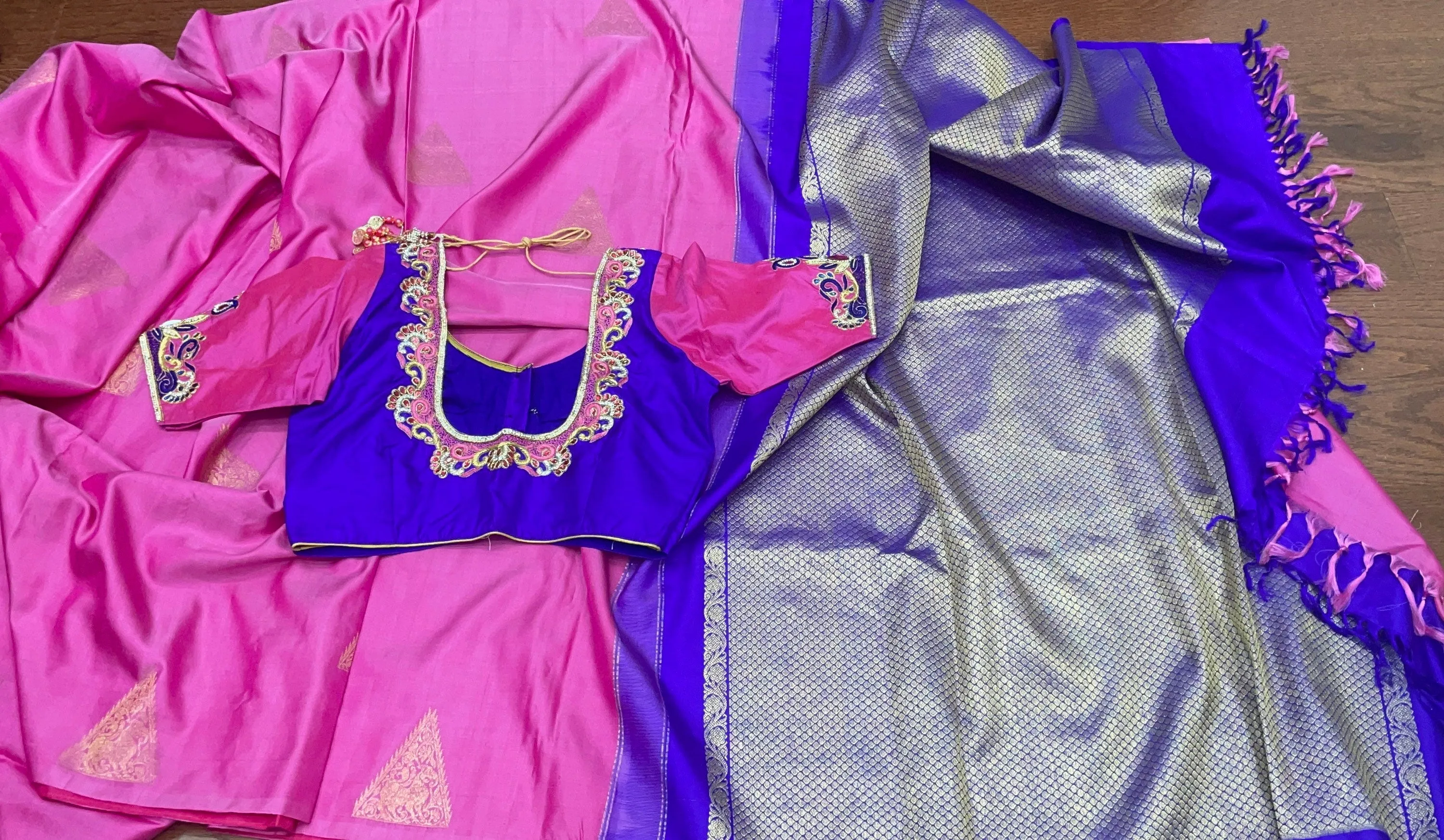 Kanchi pattu saree Handloom Saree Silk Saree blouse soft silk saree Indian ethnic wear wedding saree blouse Pink saree traditional saree