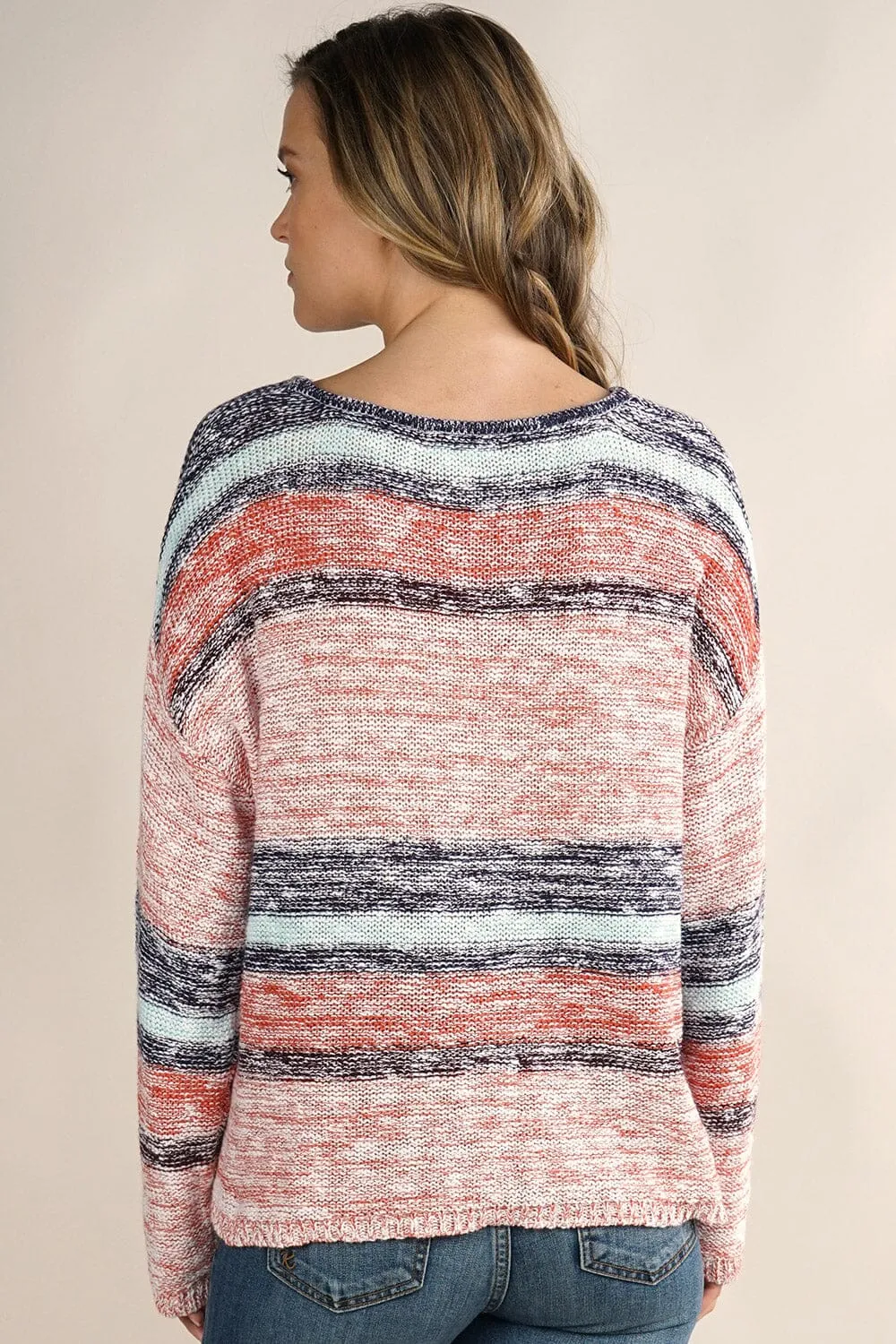 Kathryn Striped Knit Pullover