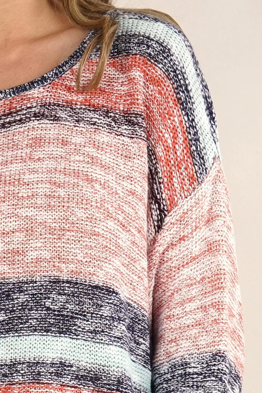 Kathryn Striped Knit Pullover