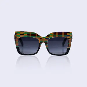 KB multicolor kente eyeglasses ‘as seen on Viola Davis’