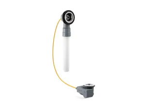 KOHLER K-37386 PureFlo Rough-in cable drain, PVC, 30" cable, less horizontal tube