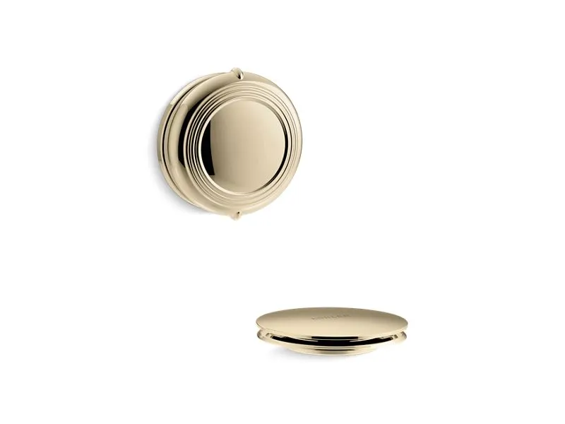 KOHLER K-T37393 PureFlo Traditional rotary-turn bath drain trim