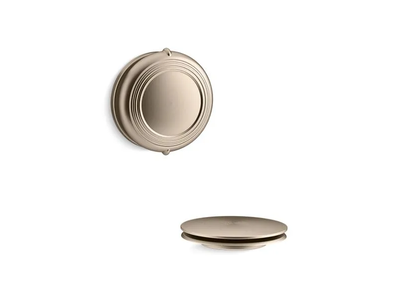 KOHLER K-T37393 PureFlo Traditional rotary-turn bath drain trim