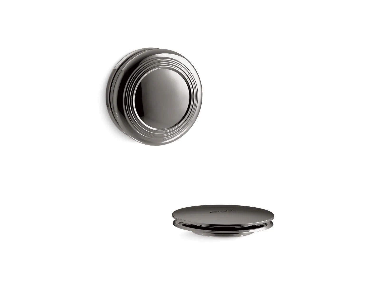 KOHLER K-T37396 PureFlo Traditional push-button bath drain trim