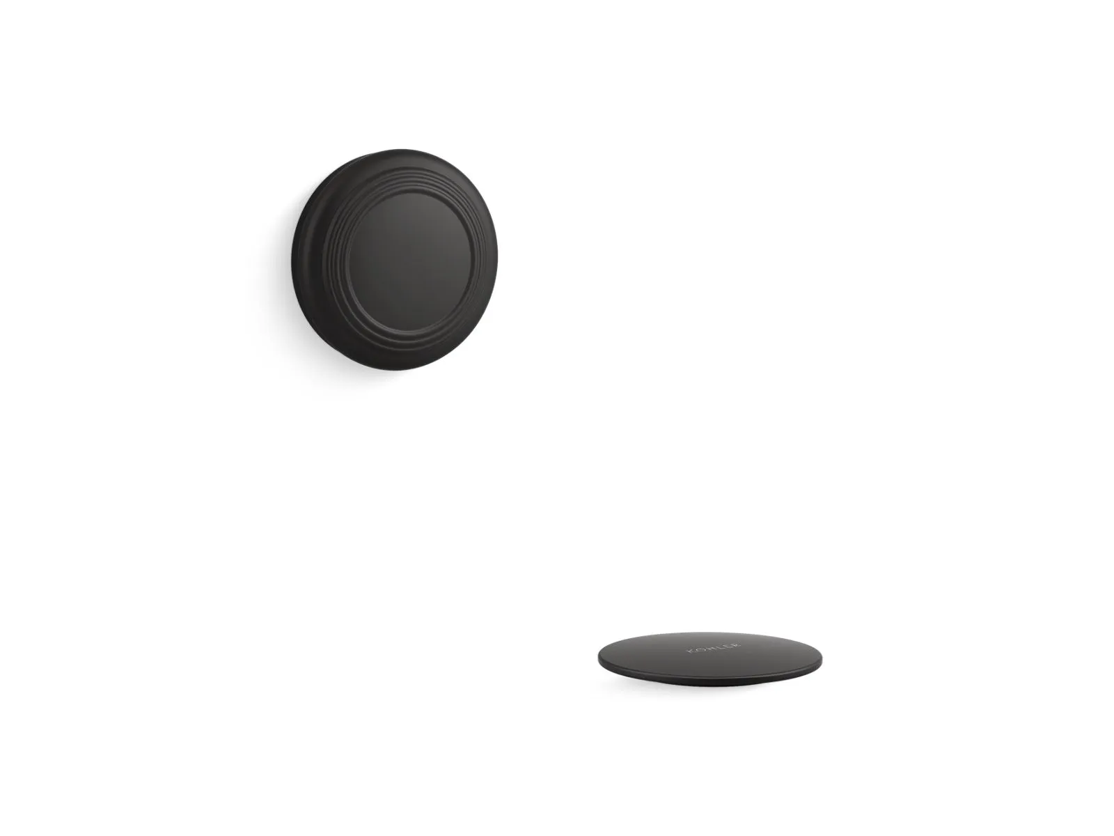KOHLER K-T37396 PureFlo Traditional push-button bath drain trim